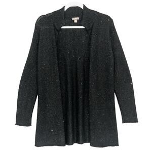 J Jill | Size: Medium Petite | Open Front Knit Long Cardigan With Sequins classy